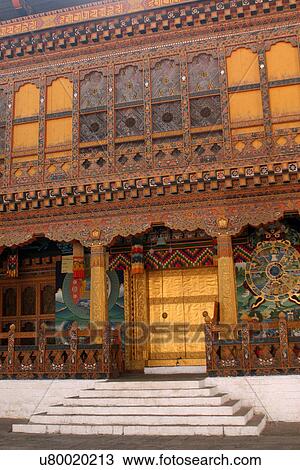Punakha Dzong View Large Photo Image Stock Image - Punakha Dzong. Fotosearch