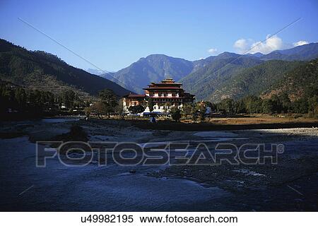 Punakha Dzong View Large Photo Image Stock Photography - Punakha Dzong. Fotosearch