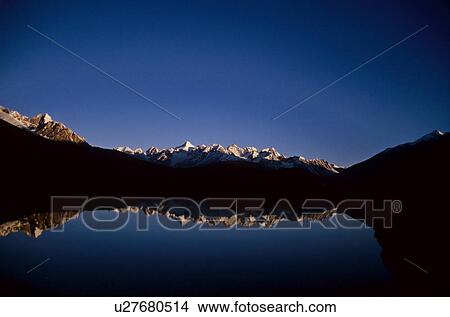 Reflection of mountains View Large Photo Image Picture - Reflection of mountains. Fotosearch