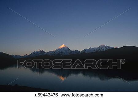 Reflection of mountains View Large Photo Image Stock Photograph - Reflection of mountains. Fotosearch