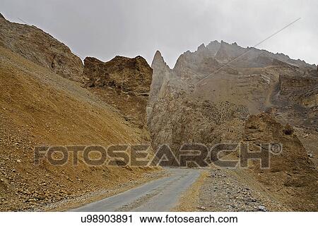 Roads bisecting mountains View Large Photo Image Stock Image - Roads bisecting mountains. Fotosearch