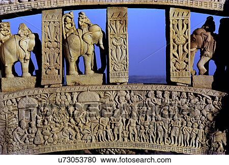 Stock Image - Sanchi Stupa. Fotosearch
