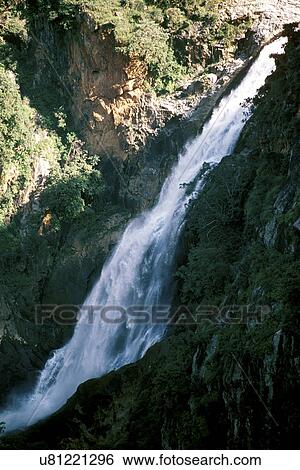 Sigur Falls View Large Photo Image Stock Photograph - Sigur Falls . Fotosearch