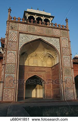 Sikandra Tomb View Large Photo Image Stock Image - Sikandra Tomb . Fotosearch
