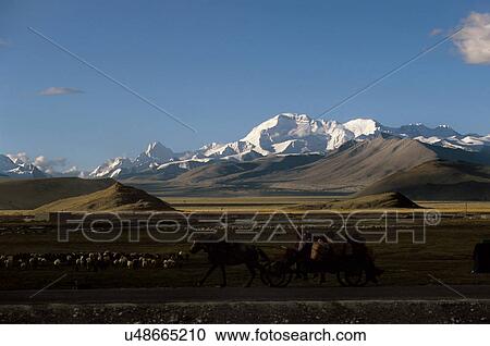 Snow clad mountain peaks View Large Photo Image Stock Image - Snow clad mountain peaks. Fotosearch