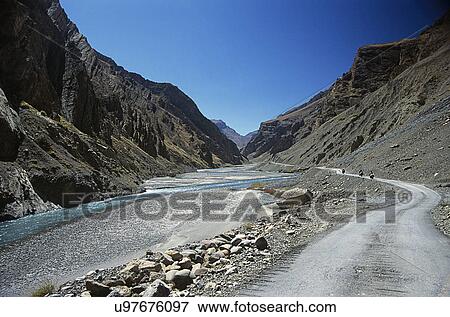 Spiti Valley View Large Photo Image Stock Photo - Spiti Valley. Fotosearch