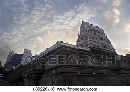 Stock Photograph - Sri Sri Radha Krishna Chandra Temple . Fotosearch