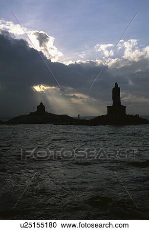 Sun Rise Over Rock Memorial Swami Vivekanand, Kanyakumari View Large Photo Image Stock Image - Sun Rise Over Rock Memorial Swami Vivekanand, Kanyakumari. Fotosearch