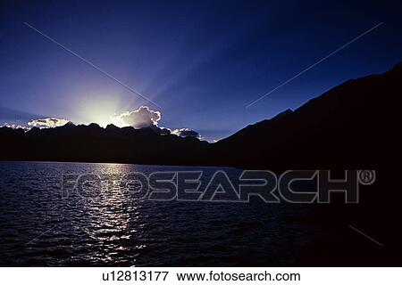 Sunset at Chandertal View Large Photo Image Stock Photo - Sunset at Chandertal. Fotosearch