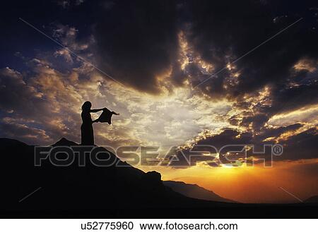 Stock Image - Sunset in the Nilgiris. Fotosearch