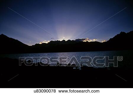 Sunset View Large Photo Image Stock Photo - Sunset. Fotosearch