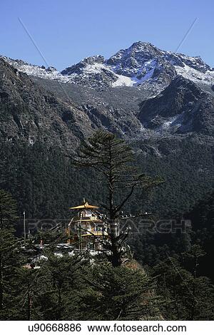 T Gompa View Large Photo Image Stock Photograph - T Gompa. Fotosearch