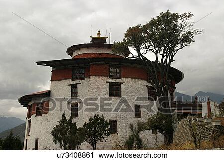 Ta Dzong View Large Photo Image Stock Image - Ta Dzong. Fotosearch