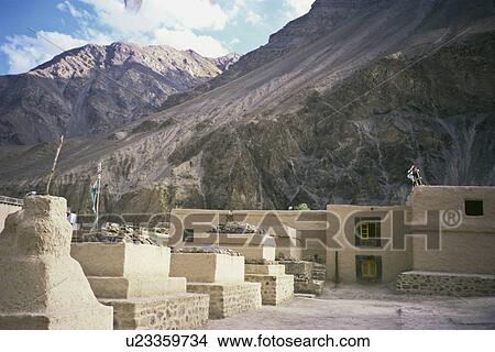 Tabo Gompa View Large Photo Image Picture - Tabo Gompa. Fotosearch