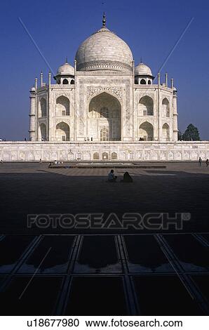 Taj Mahal View Large Photo Image Stock Image - Taj Mahal. Fotosearch