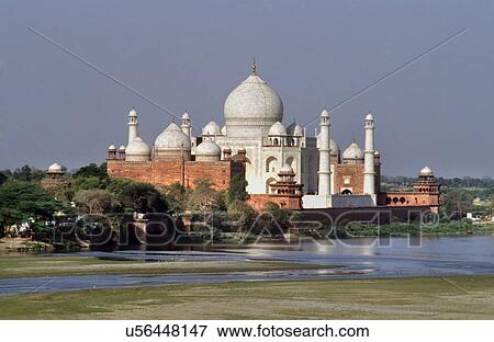 Taj Mahal View Large Photo Image Stock Photo - Taj Mahal. Fotosearch