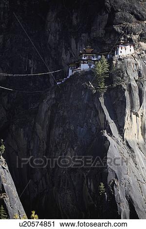 Taktsang Monastery View Large Photo Image Stock Image - Taktsang Monastery. Fotosearch