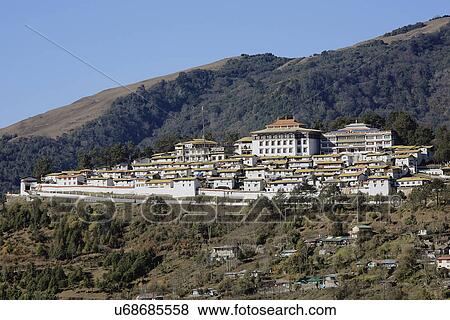 Tawang Monastery View Large Photo Image Stock Photo - Tawang Monastery. Fotosearch