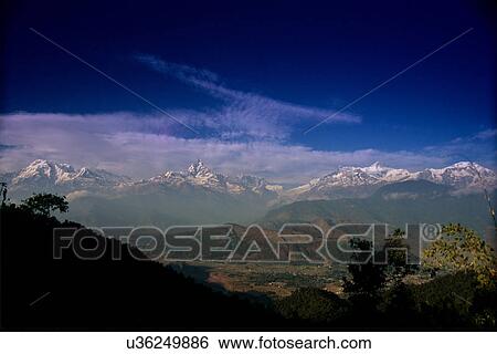 The Annapurna range View Large Photo Image Stock Photograph - The Annapurna range. Fotosearch
