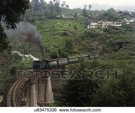 The blue mountain train View Large Photo Image Stock Photograph - The blue mountain train. Fotosearch