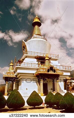 Thimpu Chorten View Large Photo Image Stock Image - Thimpu Chorten. Fotosearch