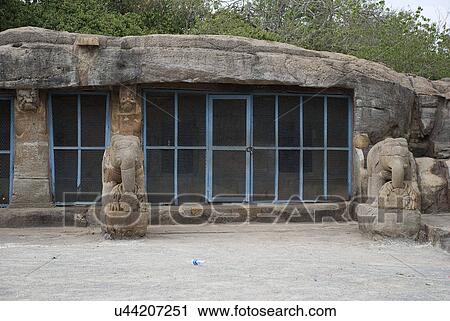 Stock Image - Udaygiri Caves. Fotosearch
