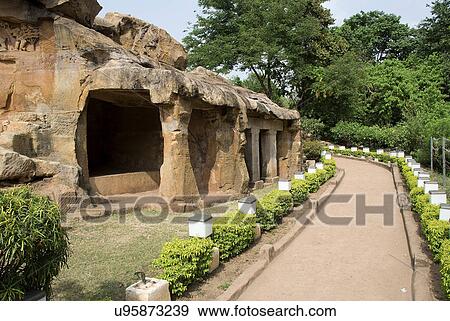 Udaygiri Caves View Large Photo Image Stock Photo - Udaygiri Caves. Fotosearch