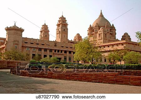 Stock Image - Umaid Bhawan Palace. Fotosearch