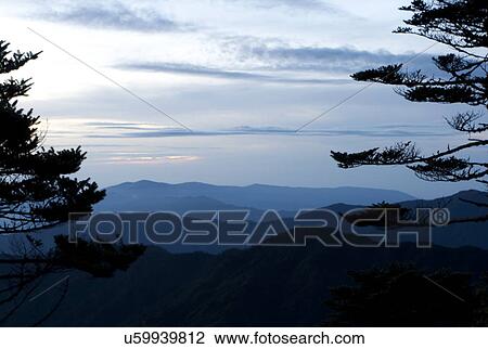 Stock Image - View of Kangchenjunga mountains . Fotosearch