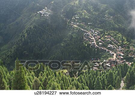 View of Manebhanjang View Large Photo Image Stock Photo - View of Manebhanjang . Fotosearch