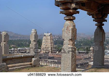 Stock Photo - View of Virupaksha Temple . Fotosearch