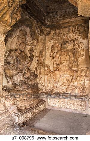 Vishnu seated on Adisesha View Large Photo Image Stock Photograph - Vishnu seated on Adisesha. Fotosearch