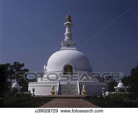 Vishwa Shanti Stupa View Large Photo Image Stock Photo - Vishwa Shanti Stupa. Fotosearch
