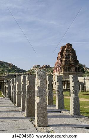 Vitthala Temple and Pillared bazaar View Large Photo Image Stock Image - Vitthala Temple and Pillared bazaar. Fotosearch