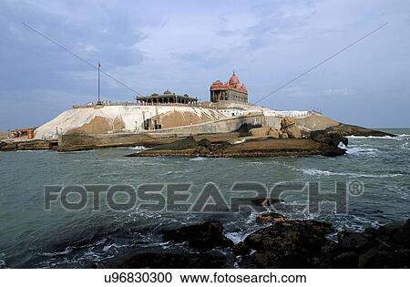 Vivekananda Rock Memorial View Large Photo Image Stock Image - Vivekananda Rock Memorial. Fotosearch