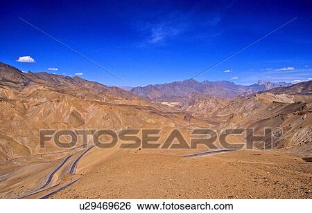 Way from Leh to Kargil View Large Photo Image Stock Photograph - Way from Leh to Kargil. Fotosearch
