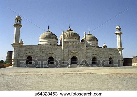 White mosque with three domes View Large Photo Image Stock Image - White mosque with three domes. Fotosearch
