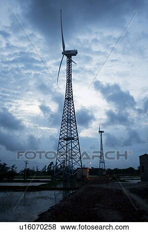 Stock Photo - Wind mill . Fotosearch