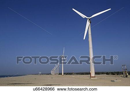 Wind turbines View Large Photo Image Stock Photograph - Wind turbines. Fotosearch