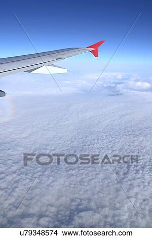 Wing of a plane View Large Photo Image Picture - Wing of a plane. Fotosearch