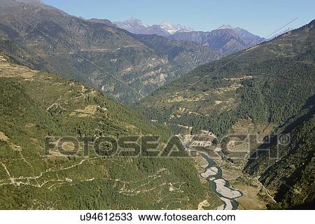 Zemithang Valley View Large Photo Image Stock Image - Zemithang Valley. Fotosearch
