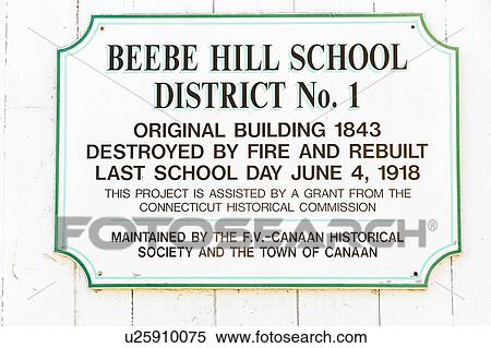 Beebe Hill One Room School house, Town of Canaan, CT View Large Photo Image Stock Photography - Beebe Hill One Room School house, Town of Canaan, CT. Fotosearch