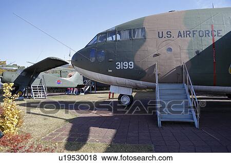 Stock Photo - C-123 Provider Transport, (USA), War Memorial of Korea, Jeonjaeng ginyeomgwan, Yongsan-dong, Seoul, South Korea. Fotosearch