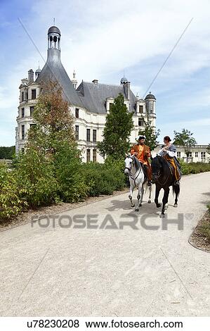 Stock Photo - Chateau de Chambord, Chambord, Loire Valley, France. Fotosearch