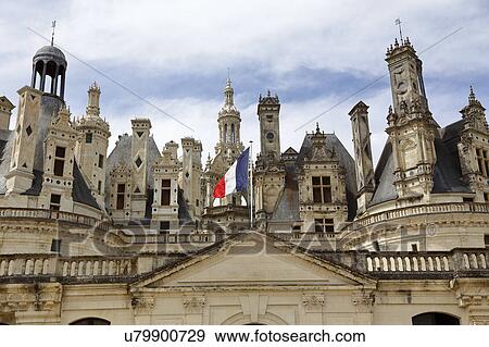 Chateau de Chambord, Chambord, Loire Valley, France View Large Photo Image Stock Photo - Chateau de Chambord, Chambord, Loire Valley, France. Fotosearch
