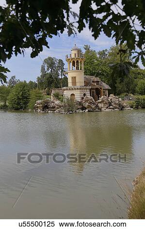 Chateau de Versailles, Marie Antoinette's cottage View Large Photo Image Stock Photography - Chateau de Versailles, Marie Antoinette's cottage. Fotosearch