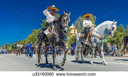 Stock Image - Citizens of Ojai California celebrate July 4, 2016 - Independence Day. Fotosearch
