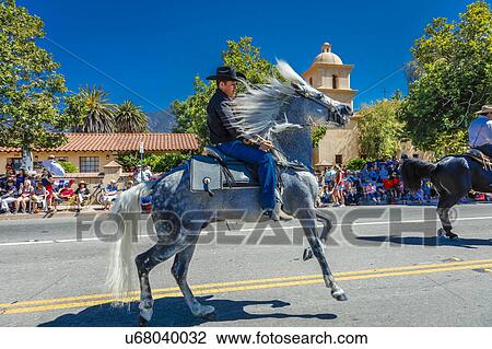 Stock Image - Citizens of Ojai California celebrate July 4, 2016 - Independence Day. Fotosearch