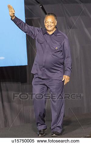 Stock Photography - Civil Rights Jessie Jackson appears at Hillary Clinton and Michelle Obama at a presidential campaign event in North Carolina. Fotosearch