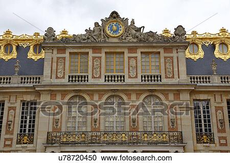 Courtyard of Chateau de Versailles, the estate of Versaille home of Louis XIV, France View Large Photo Image Stock Image - Courtyard of Chateau de Versailles, the estate of Versaille home of Louis XIV, France. Fotosearch